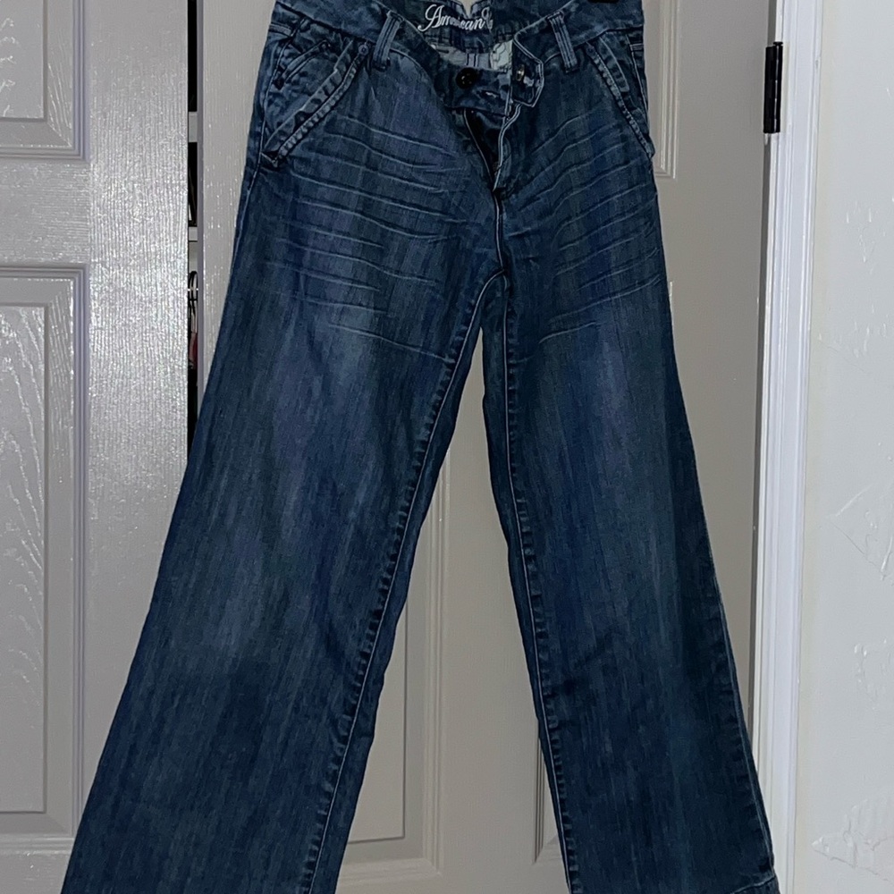 American eagle straight leg low rise jeans